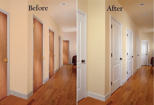 Before & After Door Transformation!